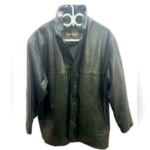 Vintage Harry Rosen thick leather jacket